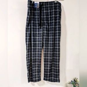 💙 NEW George Minky Soft Pajama Pants Blue Plaid Size 2XL